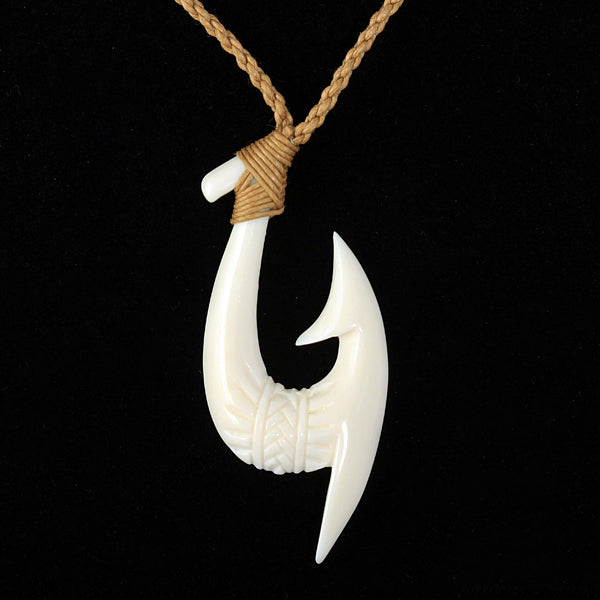 Buy Hawaiian Jewelry Whale Tail Fish Hook Pendant Necklace from Hawaii at