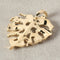 14K Yellow Gold 3D Monstera Leaf Pendant (Chain Sold Separately)