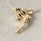 14K Yellow Gold Dolphin with 0.04ct Diamonds Pendant (Chain Sold Separately)