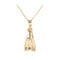 14K Yellow Gold Swim Fin Pendant (Chain Sold Separately)