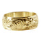 14K Gold Custom-Made Fancy Scroll Ring Smooth Edge (Thickness 1.5mm)