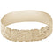 14K Gold Custom-Made Honu (Turtle) Queen Scroll Raise Letter Cut Out Bangle (Thickness 1.25mm)