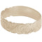 14K Gold Custom-Made Honu (Turtle) Queen Scroll Raise Letter Cut Out Bangle (Thickness 1.25mm)