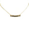 14K Gold Custom-Made Plumeria ID Hawaiian Smooth Edge Necklace (Thickness 1.5mm)