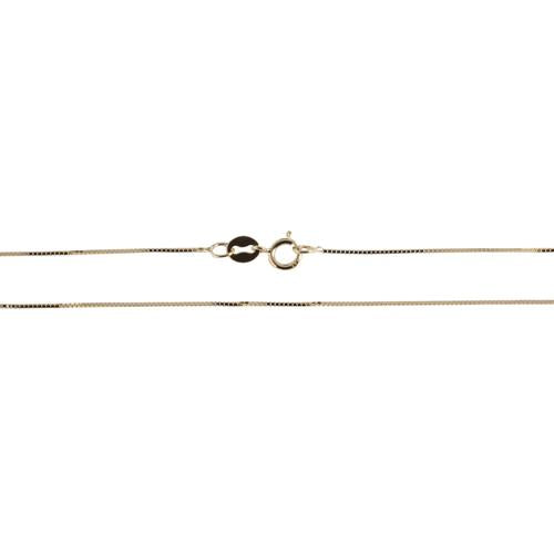 14K Yellow Gold Box Chain