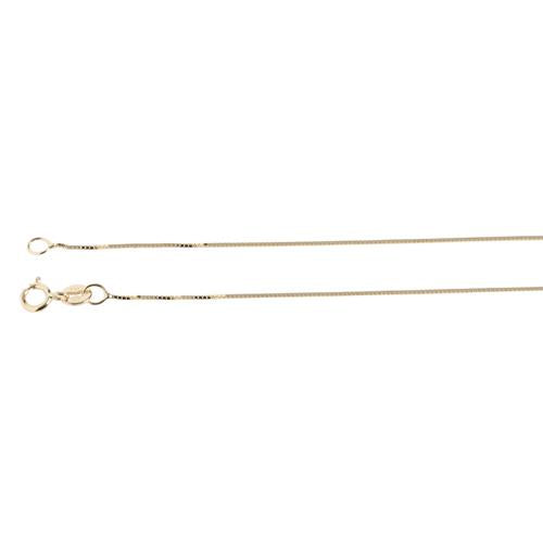 14K Yellow Gold Box Chain