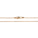 14K Pink Gold Rope Chain 1.0mm