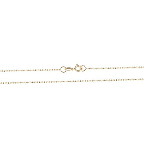 14K Yellow Gold Ball Chain