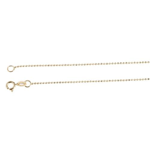 14K Yellow Gold Ball Chain