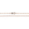 14K Pink Gold Singapore Chain