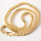 14K Yellow Gold Franco Men's Chain 3.8*3.5mm 22 Inches