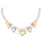 14K Tri-Color Gold Plumeria Necklace