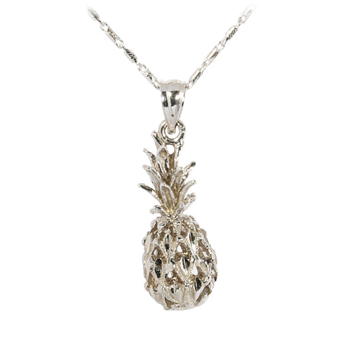 White gold Pineapple Pendant(M)