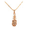 14K Pink Gold Pineapple Pendant (S/M/L) (Chain Sold Separately)