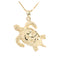 Yellow Gold Turtle Pendant(L)