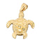 14K Yellow Gold Honu (Hawaiian Turtle) Pendant (S/M) (Chain sold Separately)