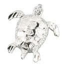 14K White Gold Honu (Hawaiian Turlte) Pendant (Chain Sold Separately)