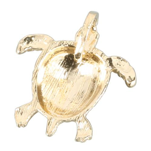 14K Yellow Gold Honu (Hawaiian Turtle) Pendant (Chain Sold Separately)