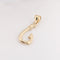 14K Yellow Gold High Polish Fish Hook Pendant (S/M/L/XL/XXL) (Chain Sold Separately)