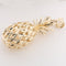 14K Yellow Gold Pineapple Pendant (S/M/L/XL/XXL/XXXL) (Chain Sold Separately)