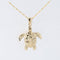 14K Yellow Gold Honu (Hawaiian Turtle) Pendant (Chain Sold Separately)