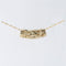 14K Yellow Gold See Through Hawaiian Scroll Tube Pendant (S/M/L) (Chain Sold Separately)