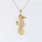 14K Yellow Gold Seahorse Pendant (Chain Sold Separately)