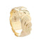 Hawaiian Jewelry 14K Yellow Gold 8mm Queen Scrolling Ring