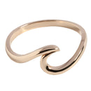 14K Pink Gold Wave Ring