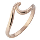 14K Pink Gold Wave Ring