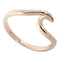 14K Pink Gold Wave Ring