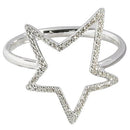 0.17 ct. t.w.  Diamond Ring in Solid 14K white Gold Star - Hanalei Jeweler