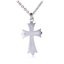 Sterling Silver Cross Pendant with Mother-of-pearl Inlay(Chain Sold Separately) - Hanalei Jeweler