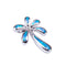 Opal Palm Tree Sterling Silver Pendant (Chain Sold Separately) - Hanalei Jeweler