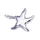 Sterling Silver Mother-of-pearl Inlay Starfish Pendant(Chain Sold Separately) - Hanalei Jeweler