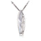 Sterling Silver Surfboard Pendant with Scrolling and Mother-of-Pearl Inlay(Chain Sold Separately) - Hanalei Jeweler
