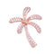 Palm Tree Sterling Silver Pendant Pink Gold Plated Pave Cubic Zirconia(Chain Sold Separately) - Hanalei Jeweler