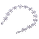Sterling Silver Tiare Bracelet Pave Cubic Zirconia - Hanalei Jeweler