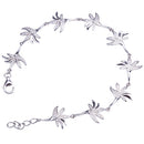 Bird of Paradise Pave Cubic Zirconia Sterling Silver Bracelet - Hanalei Jeweler