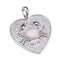 Sterling Silver Pave Cubic Zirconia Crab in Heart Pendant(Chain Sold Separately) - Hanalei Jeweler