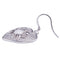 Sterling Silver Pave Cubic Zirconia Crab in Heart Hook Earring - Hanalei Jeweler