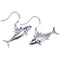 Sterling Silver Pave Cubic Zirconia Tuna Hook Earring - Hanalei Jeweler