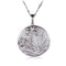 Sterling Silver Pave Cubic Zirconia Circle Island Sunrise Pendant(Chain Sold Separately) - Hanalei Jeweler