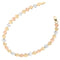 14k Yellow Gold Tri-Color Plumeria Linked Bracelet 5mm - Hanalei Jeweler