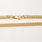 Solid 14K Yellow Gold Franco Chain Mens Chain 3.8*3.5mm 22 Inches