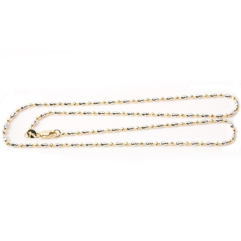 Solid 14K Gold Ball Chain 1.7mm