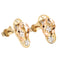 YG/PG Slipper(Flip Flop) Plumeria Earring Post Style - Hanalei Jeweler