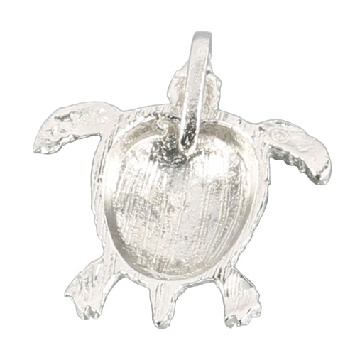 14K White Gold Turtle Pendant - Hanalei Jeweler
