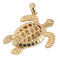 14K Gold Hawaiian Jewelry Turtle Pendant(Chain Sold Separately) - Hanalei Jeweler