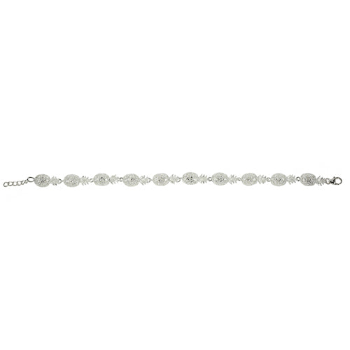 Sterling Silver Hawaiian Pineapple Bracelet - Hanalei Jeweler